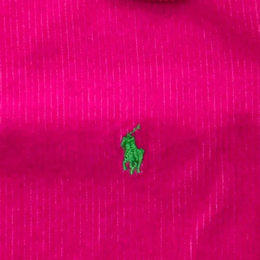 Ralph Lauren cotton corduroy girls' jumper dress in Hot  pink size 6X